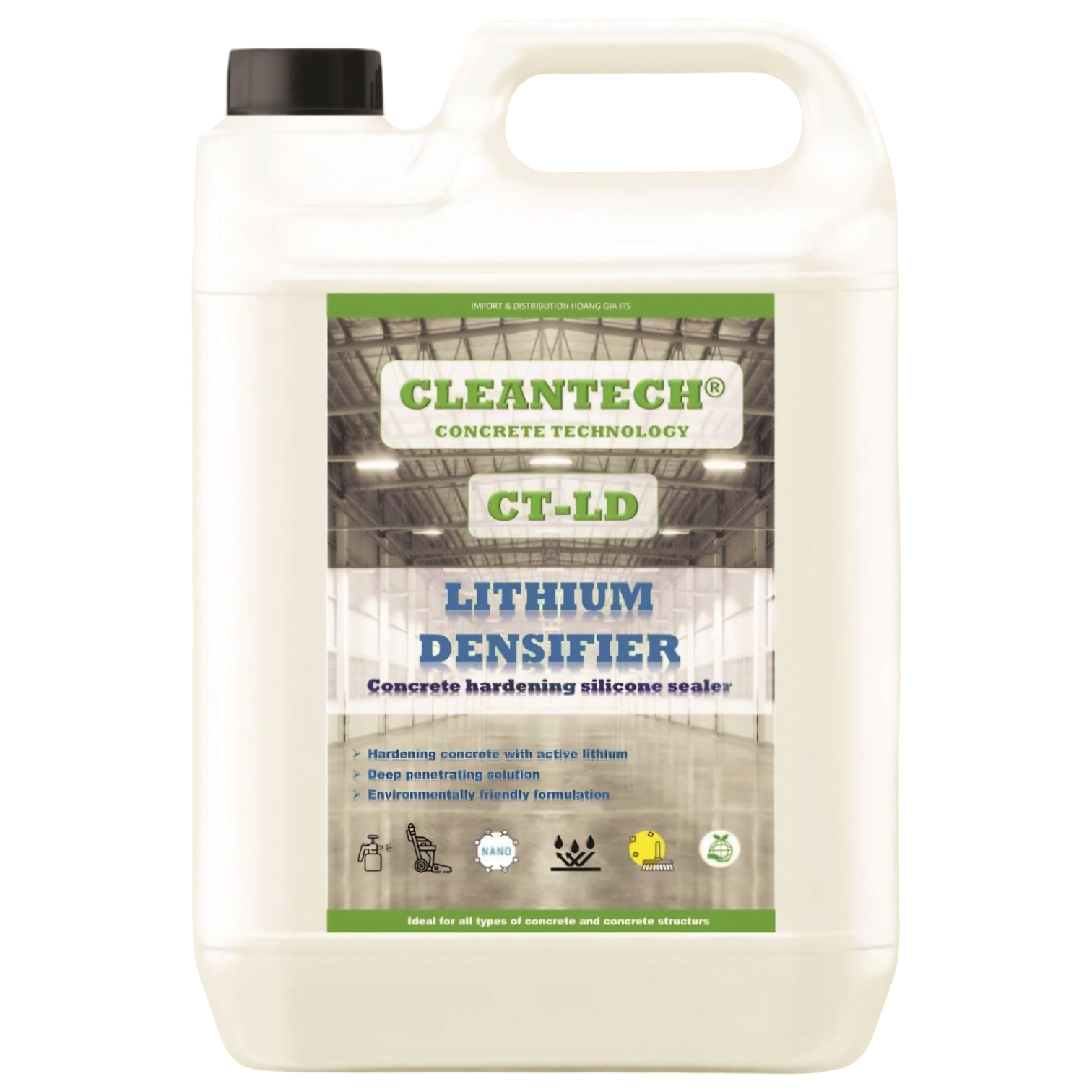 HÓA CHẤT TĂNG CỨNG BÊ TÔNG CLEANTECH LITHIUM DENSEFIER